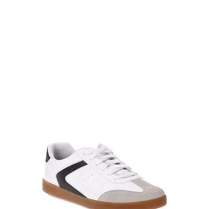 Stylish White and Black Men's Sneakers